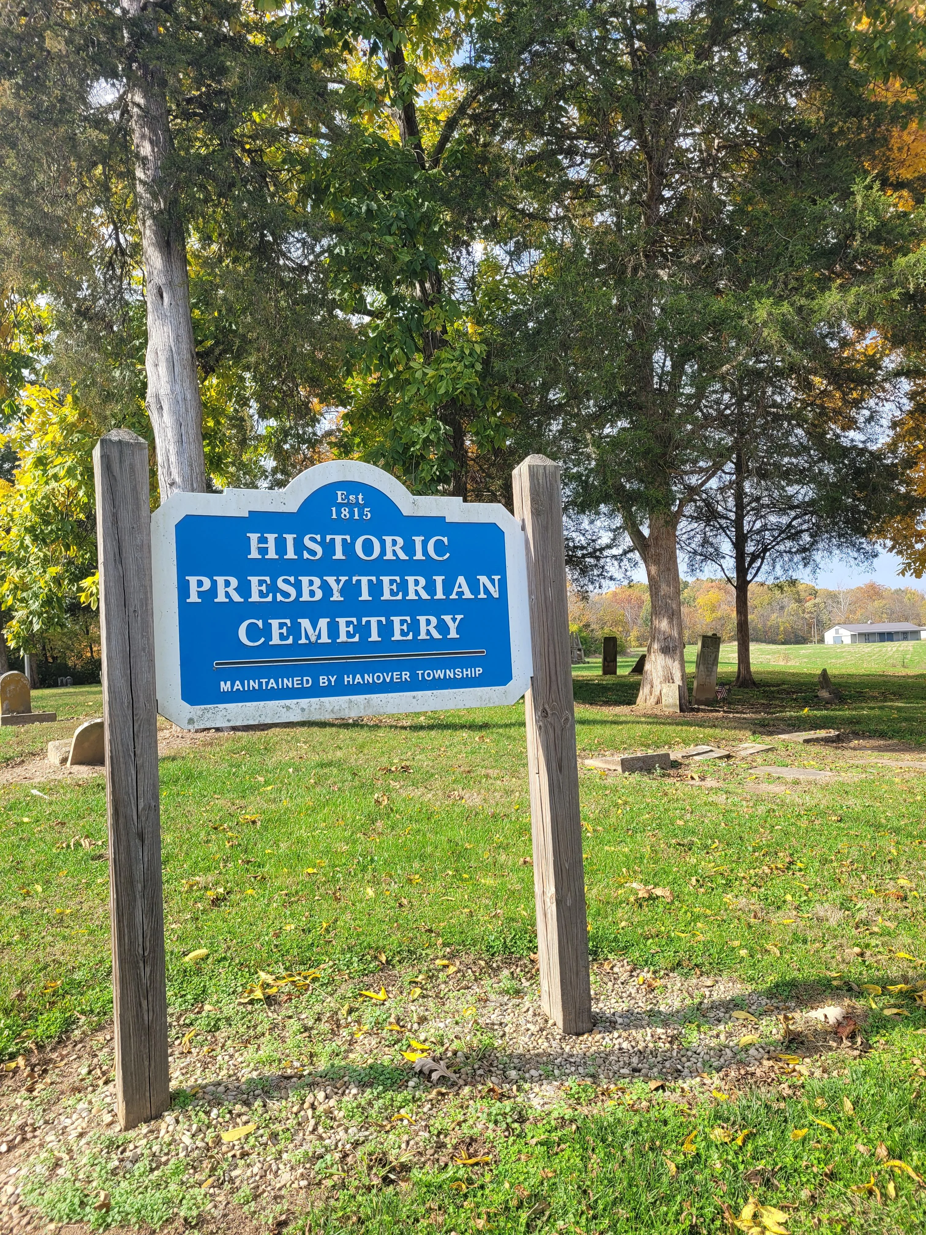 Uncovering Hanover Township’s Historic  Presbyterian Cemetery